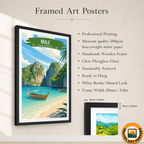 Male - The Maldives - Travel Wall Art Beach Poster Print - Art Print - Travel Art Poster