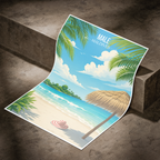 Male - The Maldives - Travel Wall Art Beach Poster Print