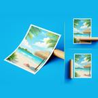 Male - The Maldives - Travel Wall Art Beach Poster Print