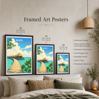 Maldives - Travel Wall Art Beach Poster Print - Art Print - Travel Art Poster