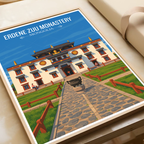 Erdene Zuu Monastery - Mongolia - Travel Wall Art Deco Poster Print - Travel Art Poster Print