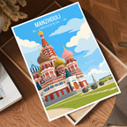 Manzhouli - Mongolia - Travel Wall Art Deco Poster Print - Travel Art Poster Print