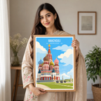 Manzhouli - Mongolia - Travel Wall Art Deco Poster Print - Travel Art Poster Print