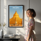 Bagan Temples - Myanmar - Travel Wall Art Deco Poster Print - Art Print - Travel Art Poster