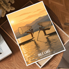 Inle Lake - Myanmar - Travel Wall Art Deco Poster Print - Art Print - Travel Art Poster