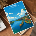 Inle Lake - Myanmar - Travel Wall Art Deco Poster Print - Art Print - Travel Art Poster
