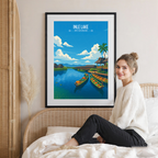 Inle Lake - Myanmar - Travel Wall Art Deco Poster Print - Art Print - Travel Art Poster