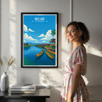 Inle Lake - Myanmar - Travel Wall Art Deco Poster Print - Art Print - Travel Art Poster