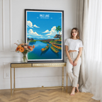 Inle Lake - Myanmar - Travel Wall Art Deco Poster Print - Art Print - Travel Art Poster