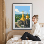 Loikaw - Myanmar - Travel Wall Art Deco Poster Print - Art Print - Travel Art Poster