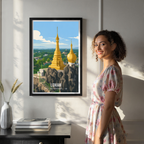 Loikaw - Myanmar - Travel Wall Art Deco Poster Print - Art Print - Travel Art Poster