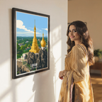 Loikaw - Myanmar - Travel Wall Art Deco Poster Print - Art Print - Travel Art Poster