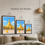Myanmar - Travel Wall Art Deco Poster Print - Art Print - Travel Art Poster