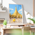 Myanmar - Travel Wall Art Deco Poster Print - Art Print - Travel Art Poster