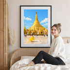 Myanmar - Travel Wall Art Deco Poster Print - Art Print - Travel Art Poster