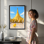 Myanmar - Travel Wall Art Deco Poster Print - Art Print - Travel Art Poster