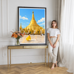 Myanmar - Travel Wall Art Deco Poster Print - Art Print - Travel Art Poster