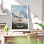 Annapurna - Nepal - Travel Wall Art Deco Poster Print