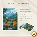 Chitwan - Nepal - Travel Wall Art Deco Poster Print