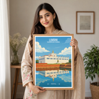 Lumbini - Nepal - Travel Wall Art Deco Poster Print