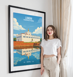 Lumbini - Nepal - Travel Wall Art Deco Poster Print