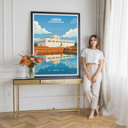 Lumbini - Nepal - Travel Wall Art Deco Poster Print