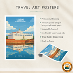 Lumbini - Nepal - Travel Wall Art Deco Poster Print