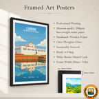 Lumbini - Nepal - Travel Wall Art Deco Poster Print