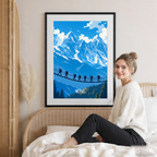 Nepal - Travel Wall Art Deco Poster Print