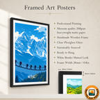 Nepal - Travel Wall Art Deco Poster Print