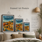 Pashupatinath Temple - Nepal - Travel Wall Art Deco Poster Print