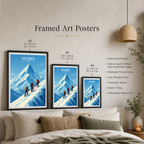 The Everest - Nepal - Travel Wall Art Deco Poster Print
