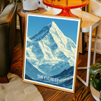 The Everest - Nepal - Travel Wall Art Deco Poster Print
