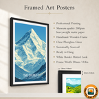 The Everest - Nepal - Travel Wall Art Deco Poster Print