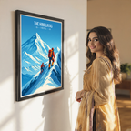 The Himalayas - Nepal - Travel Wall Art Deco Poster Print