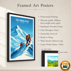 The Himalayas - Nepal - Travel Wall Art Deco Poster Print