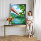 Majang Lake - North Korea - Travel Wall Art Deco Poster Print