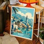 Royal Musqat - Oman - Travel Art Wall Deco Poster - Art Print - Travel Art Poster