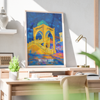Mutrah Souq - Oman - Travel Art Wall Deco Poster - Art Print - Travel Art Poster