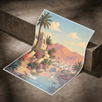 Oman - Travel Art Wall Deco Poster - Art Print - Travel Art Poster