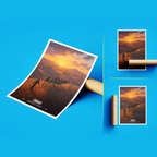 Oman Sunset - Travel Art Wall Deco Poster - Art Print - Travel Art Poster