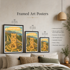 Salalah Clock Tower - Oman - Travel Art Wall Deco Poster - Art Print - Travel Art Poster