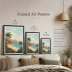 Salalah - Oman - Travel Art Wall Deco Poster - Art Print - Travel Art Poster