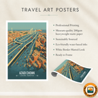 Azadi Chowk - Lahore - Travel Wall Art Print - - Travel Art Poster