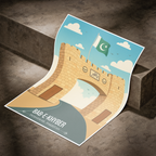 Bab-e-Khyber - Peshawar - KPK - Travel Wall Art Print - - Travel Art Poster