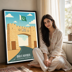 Bab-e-Khyber - Peshawar - KPK - Travel Wall Art Print - - Travel Art Poster