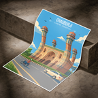 Chauburji - 4 Pillars Monument - Lahore - Travel Wall Art Print - - Travel Art Poster