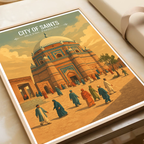 City of Saints - Multan - Spiritual City - Travel Wall Art Print - - Travel Art Poster