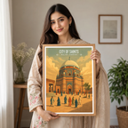 City of Saints - Multan - Spiritual City - Travel Wall Art Print - - Travel Art Poster