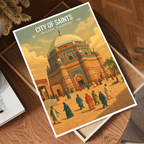 City of Saints - Multan - Spiritual City - Travel Wall Art Print - - Travel Art Poster